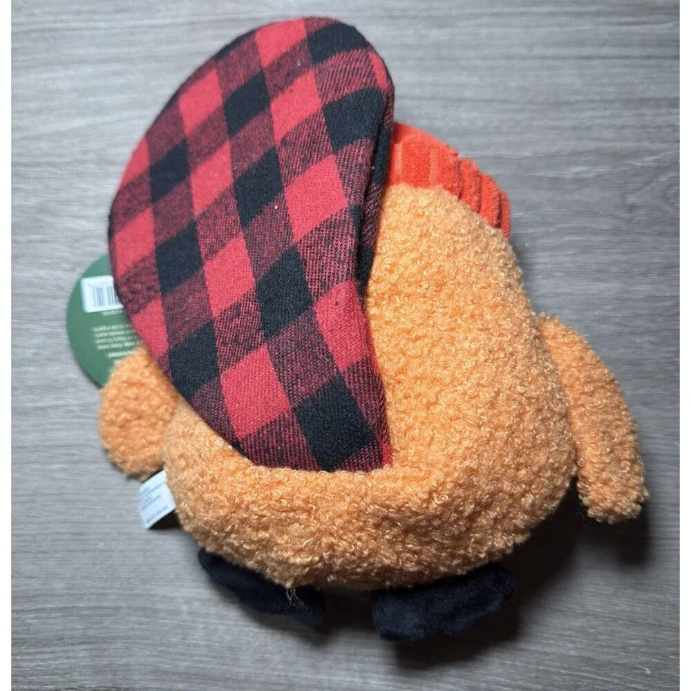 Bark Box Dog Toy Another Dam Hipster Crinkle Squeaker Size M-L‎ 20+ lb NWT